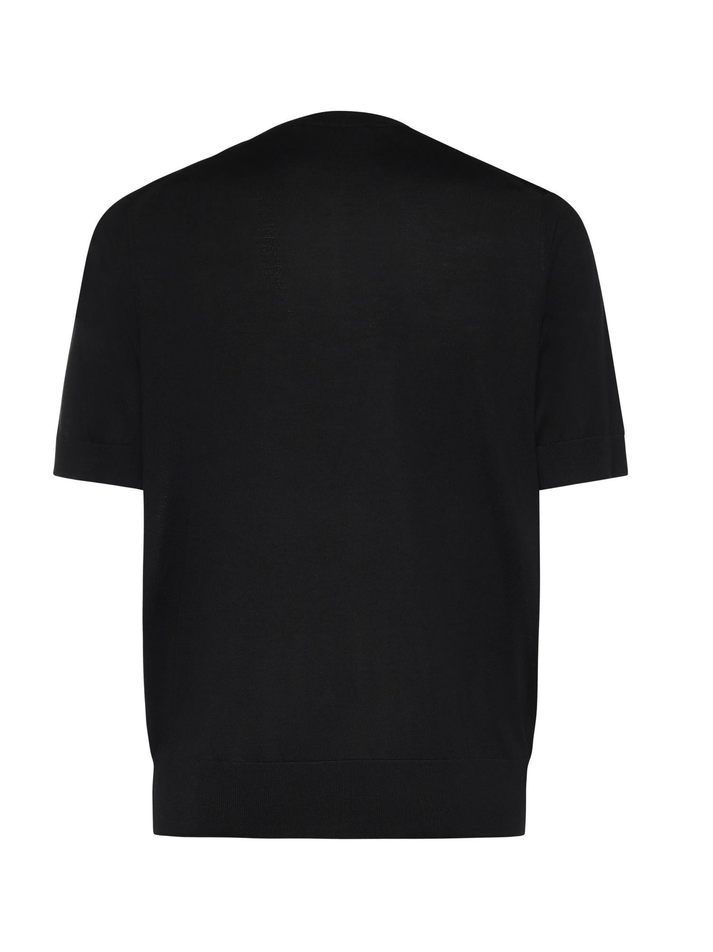 Maglia girocollo in seta
