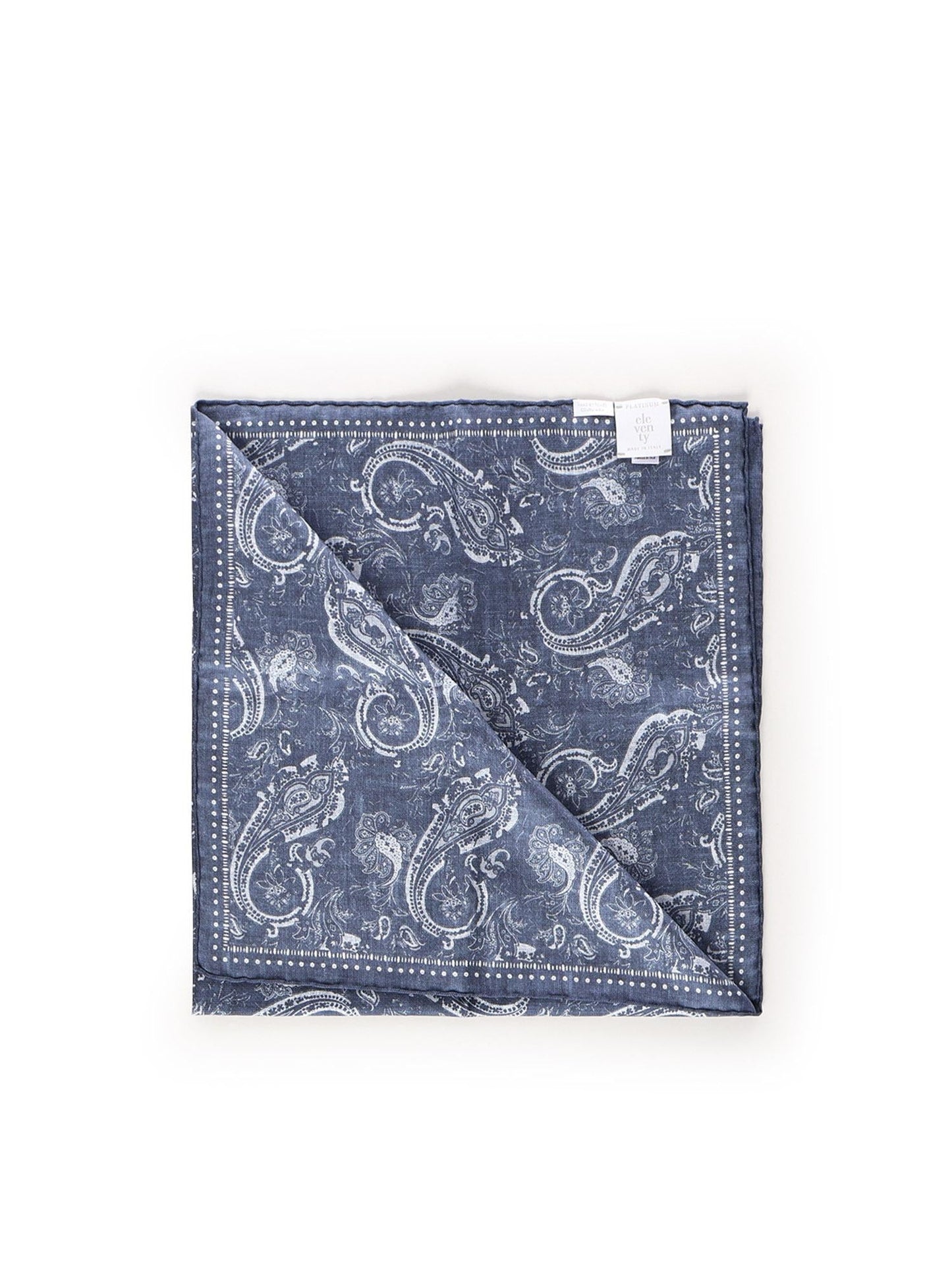 Foulard con stampa in seta