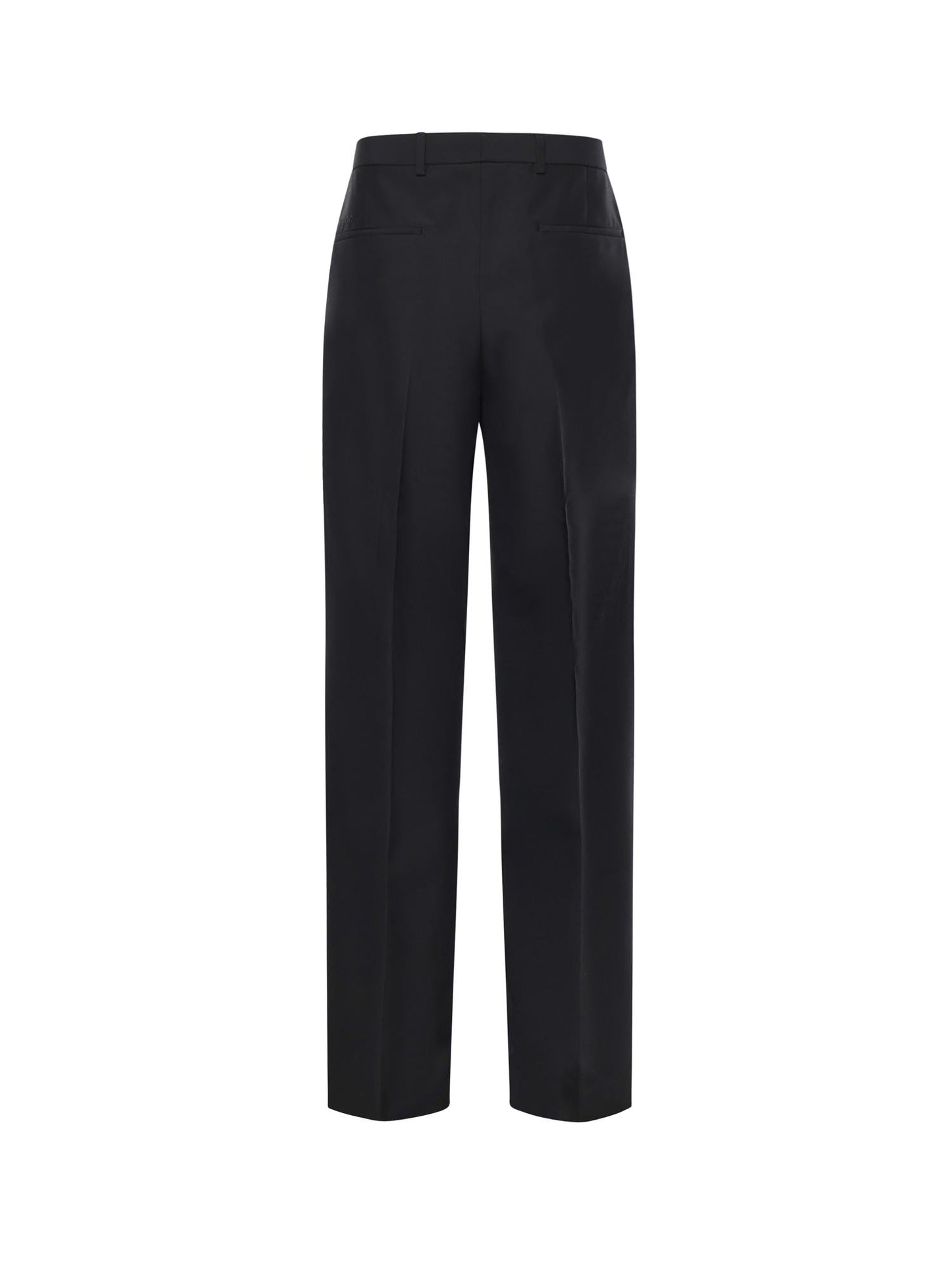 Pantalone in twill di seta