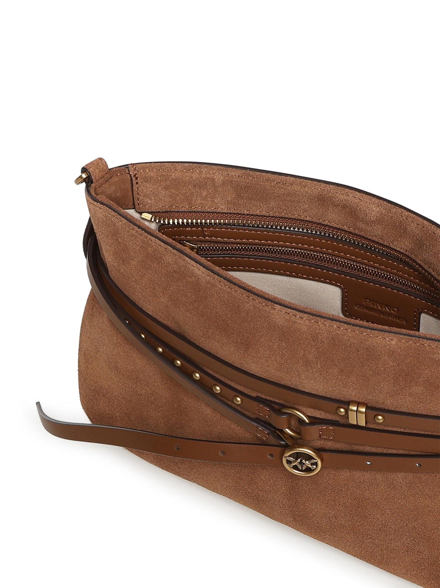 Borsa a spalla media Belt Bag in suede