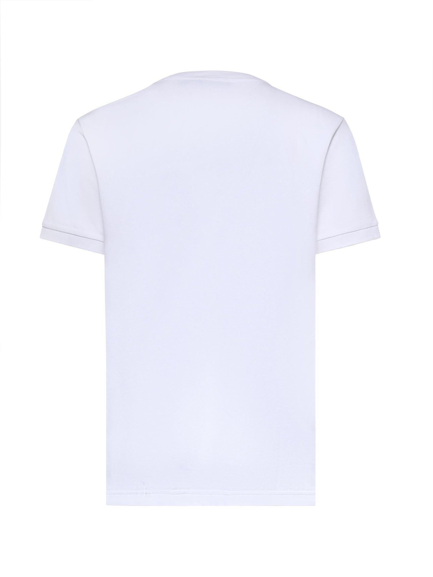 T-shirt in piquet di cotone