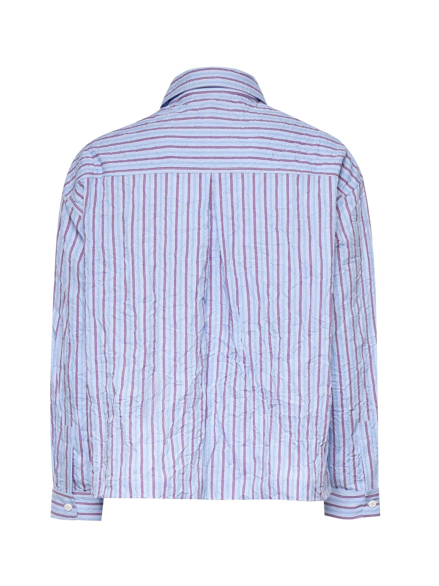 Camicia a righe con logo