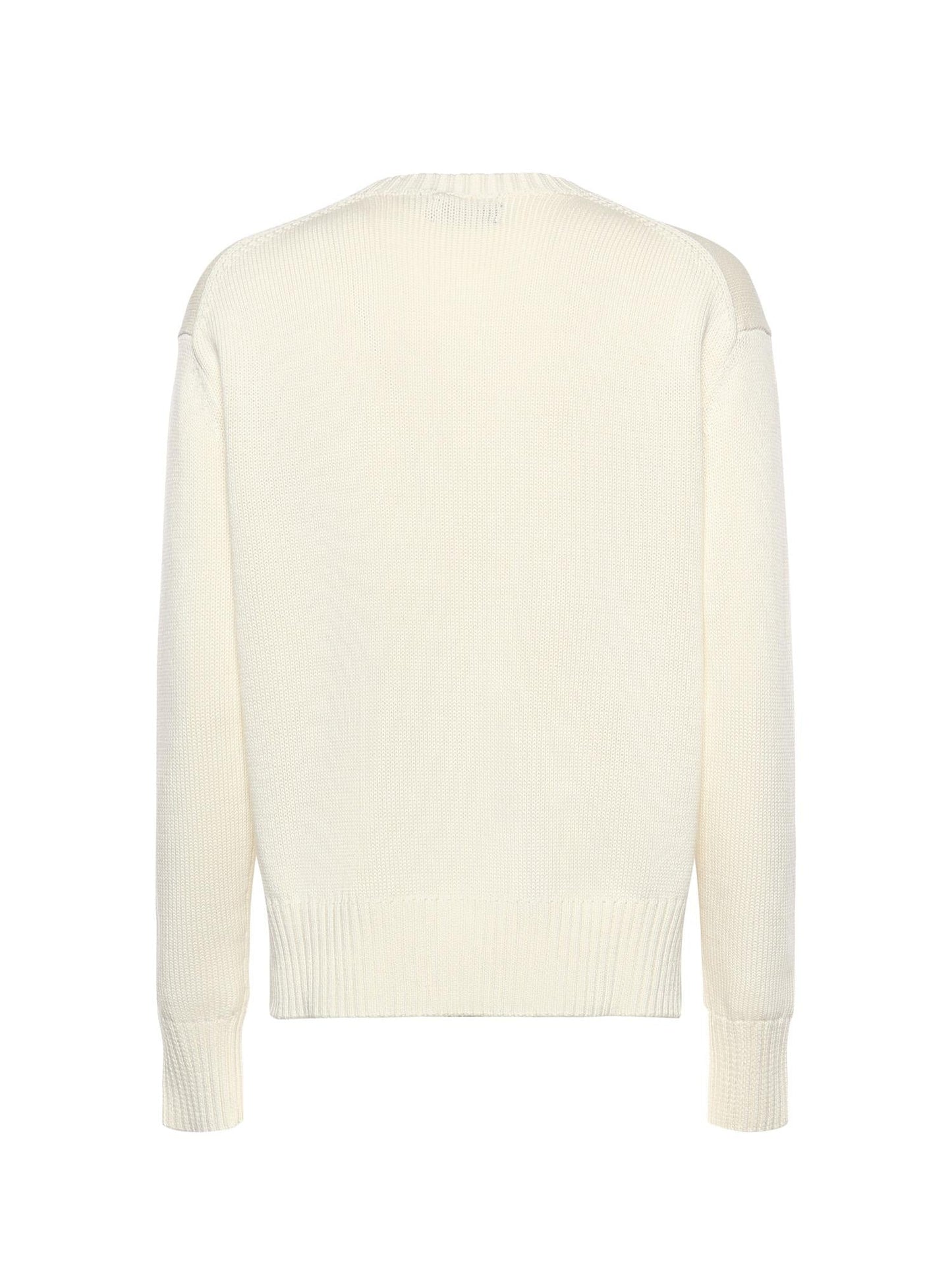 Pullover in cotone con logo