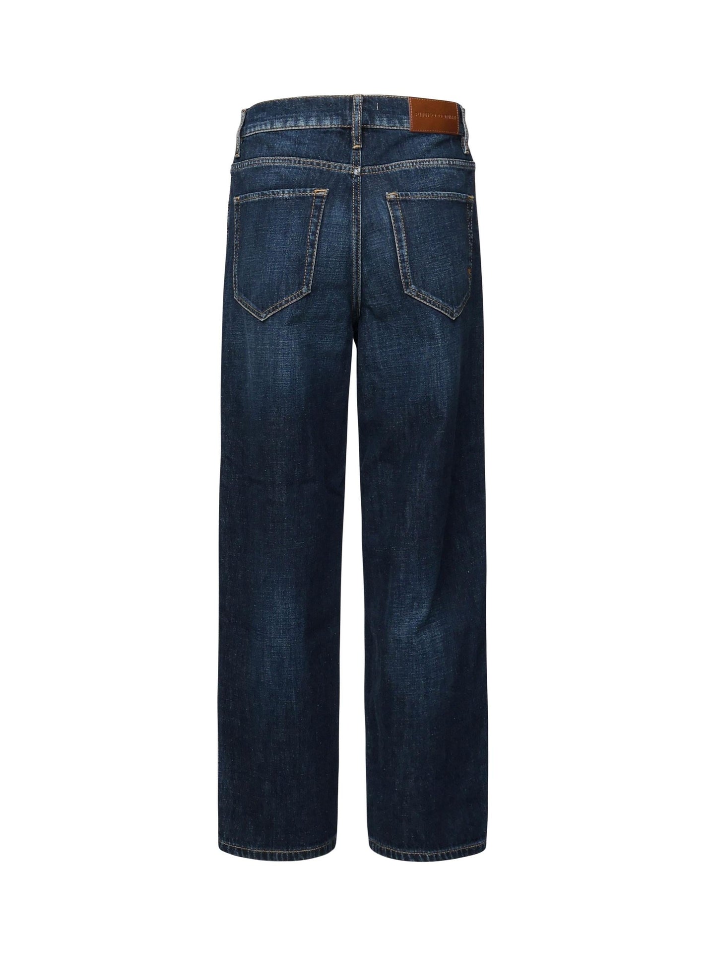 Jeans lavaggio medio a uovo