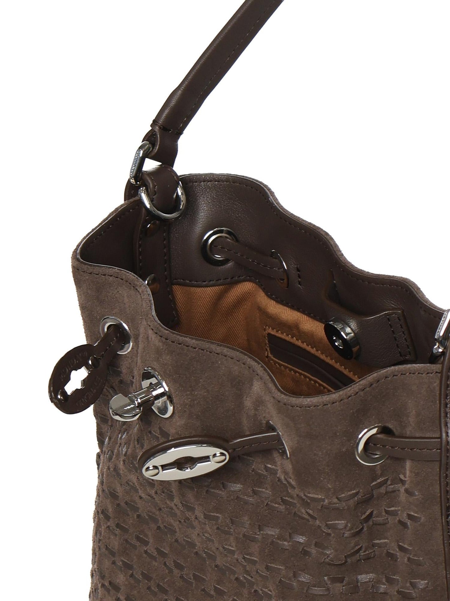 Secchiello Monda' Musiva in suede