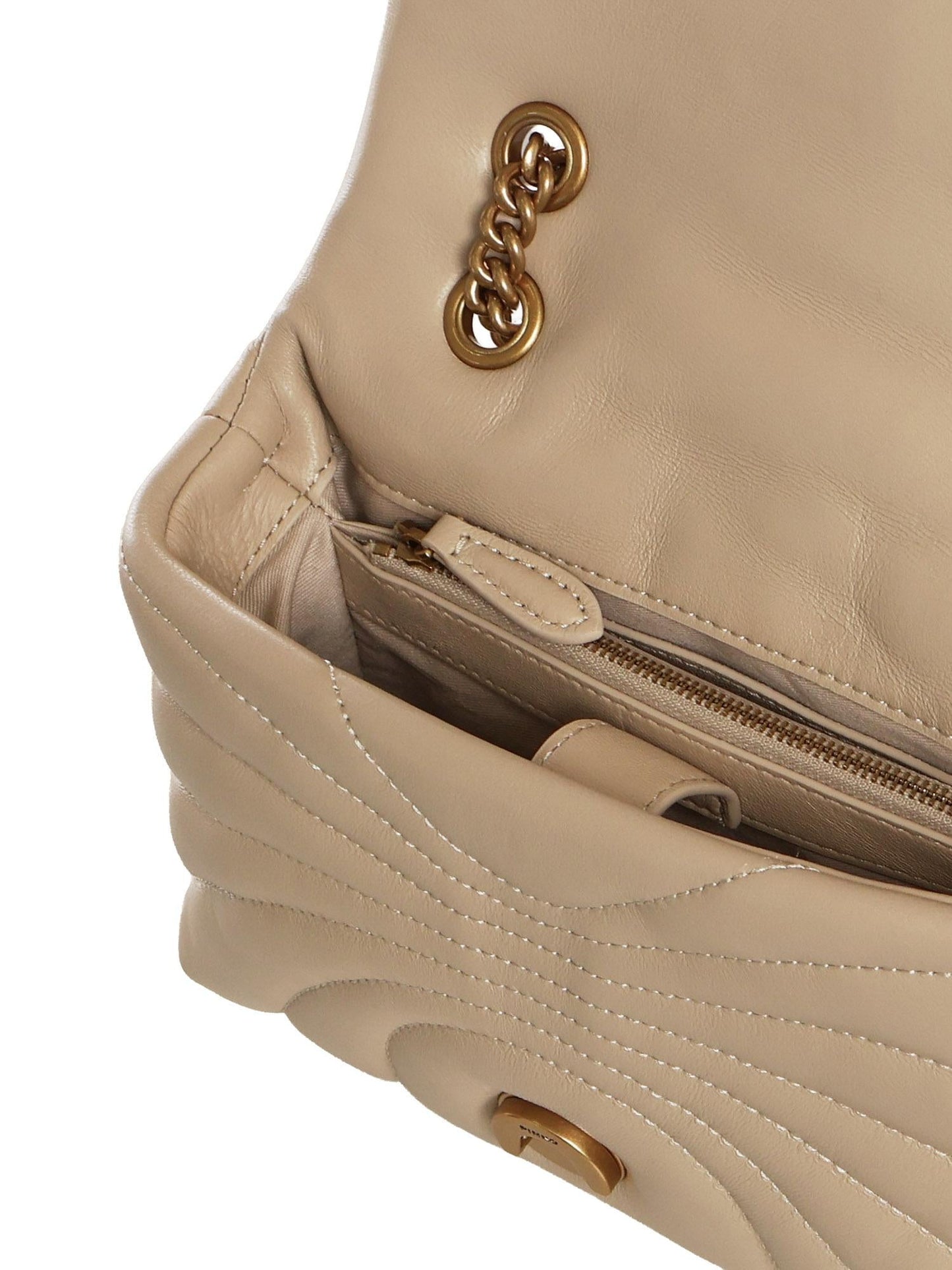 Mini bag Love Bag Puff Butterfly a tracolla in nappa