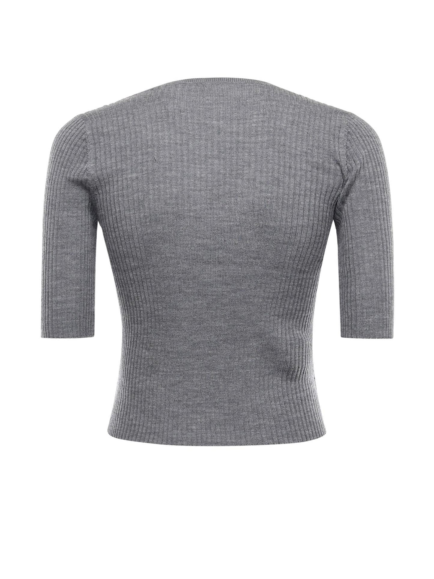 Maglia cropped con logo