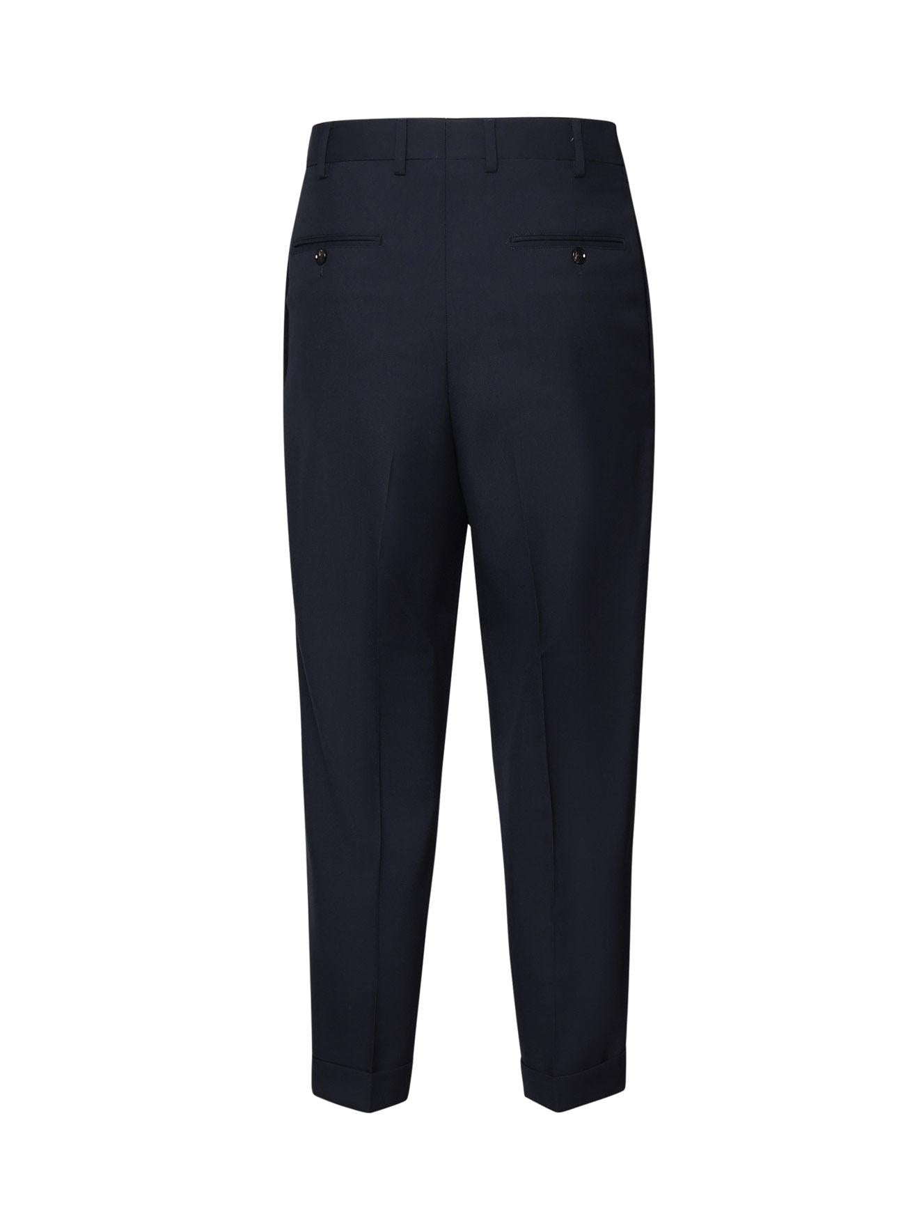Pantaloni in pura lana vergine