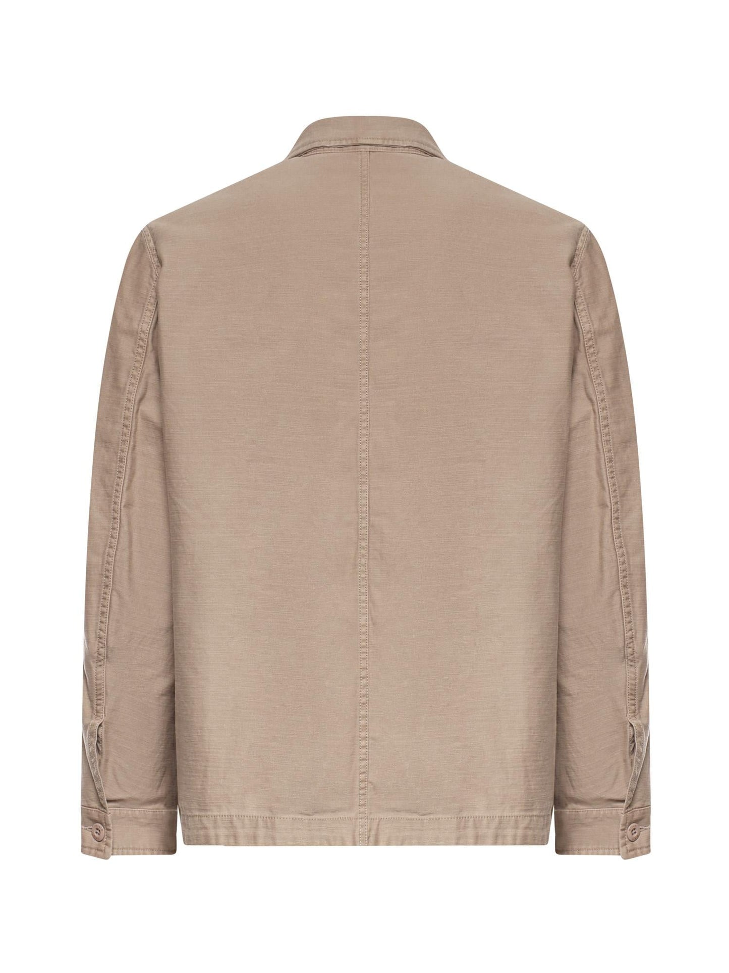 Overshirt in cotone con logo