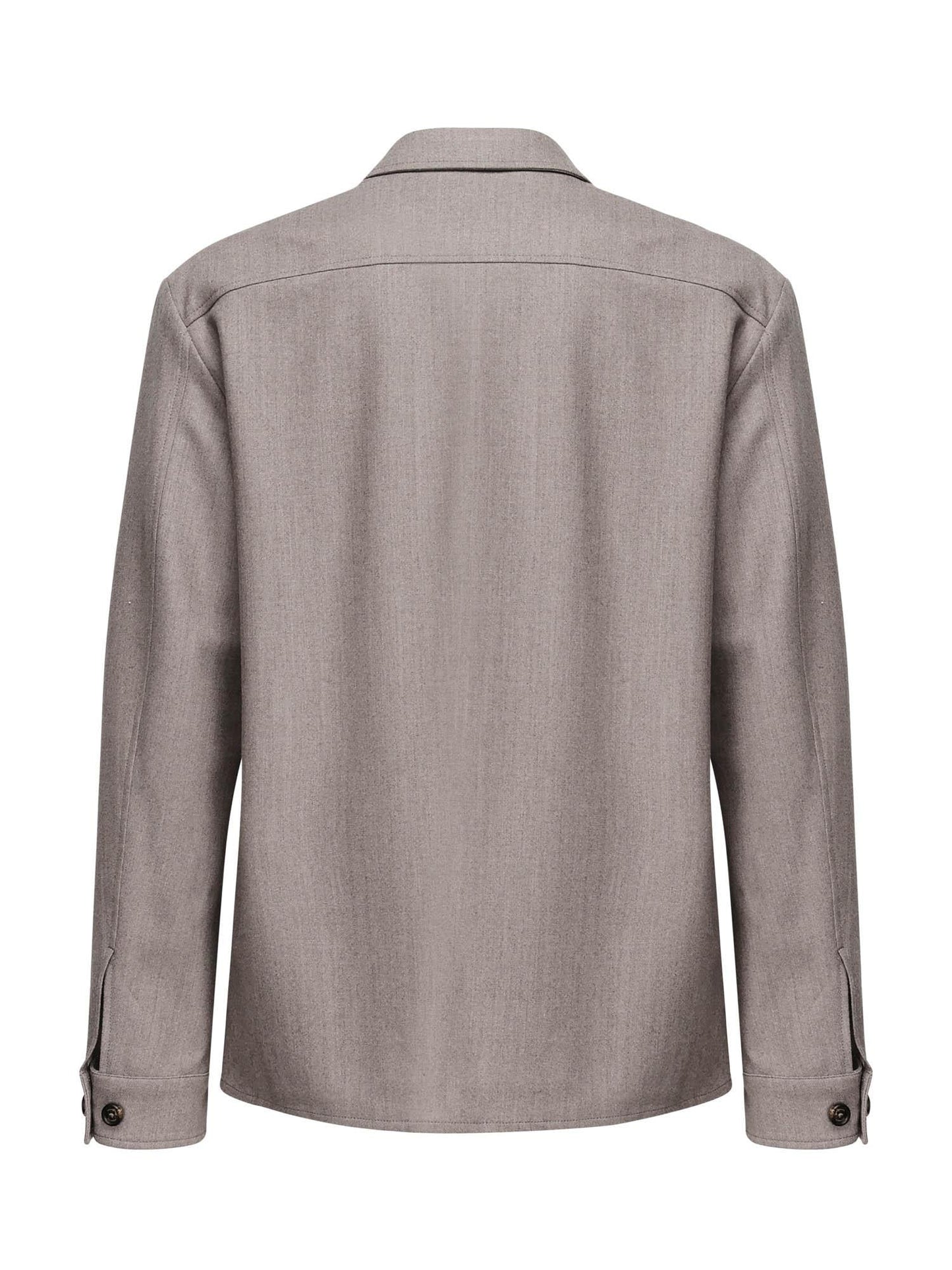Overshirt in misto lana