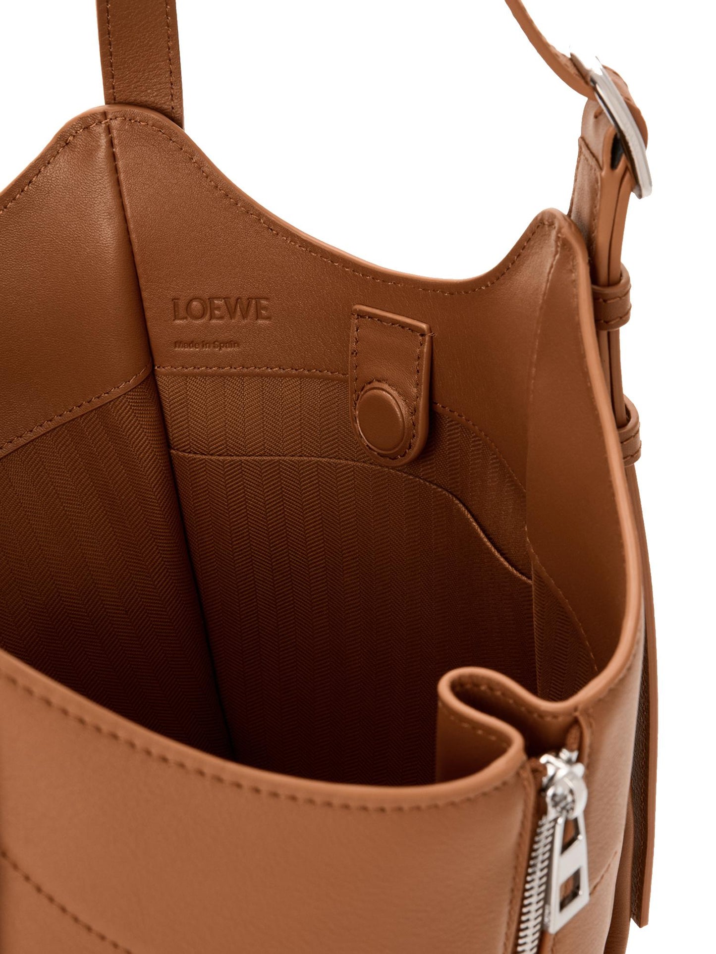 Borsa Hammock Flip in pelle di vitello