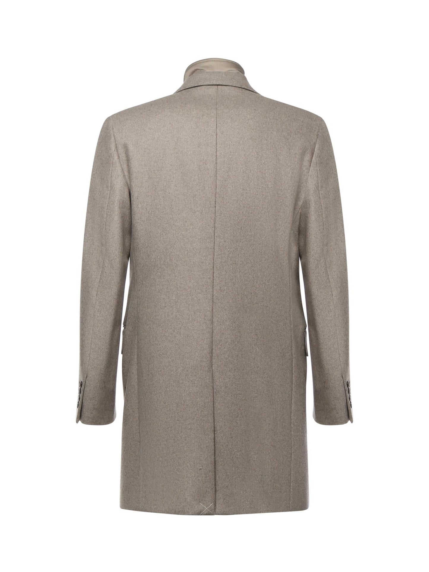 Double Coat in panno di lana e cashmere