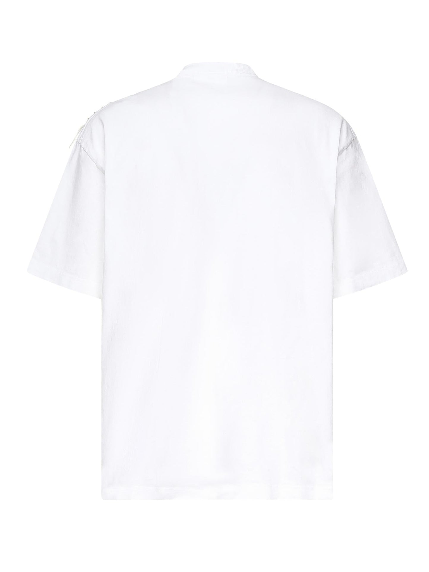 T-shirt con ricamo logo