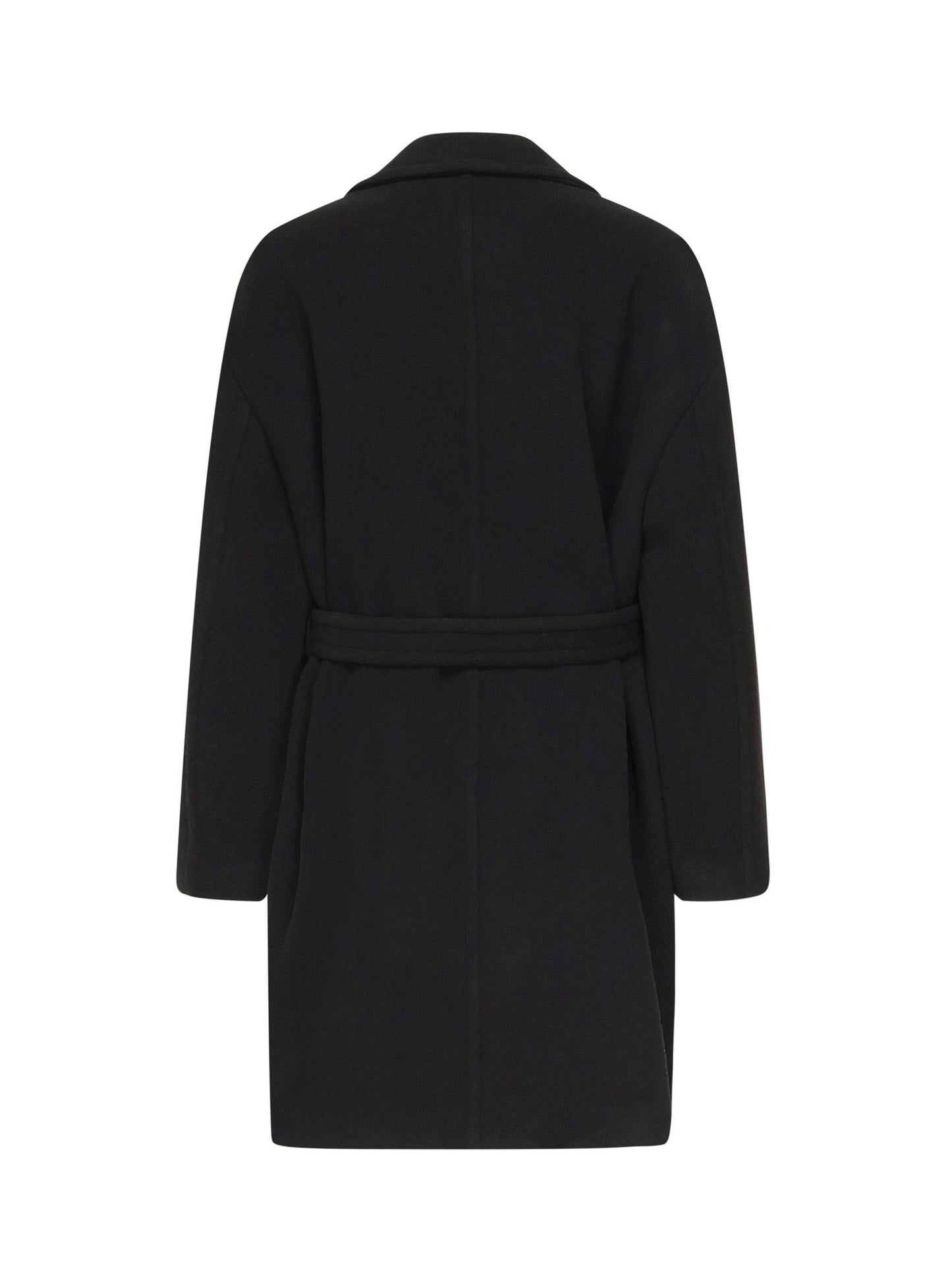 Cappotto monopetto in misto lana