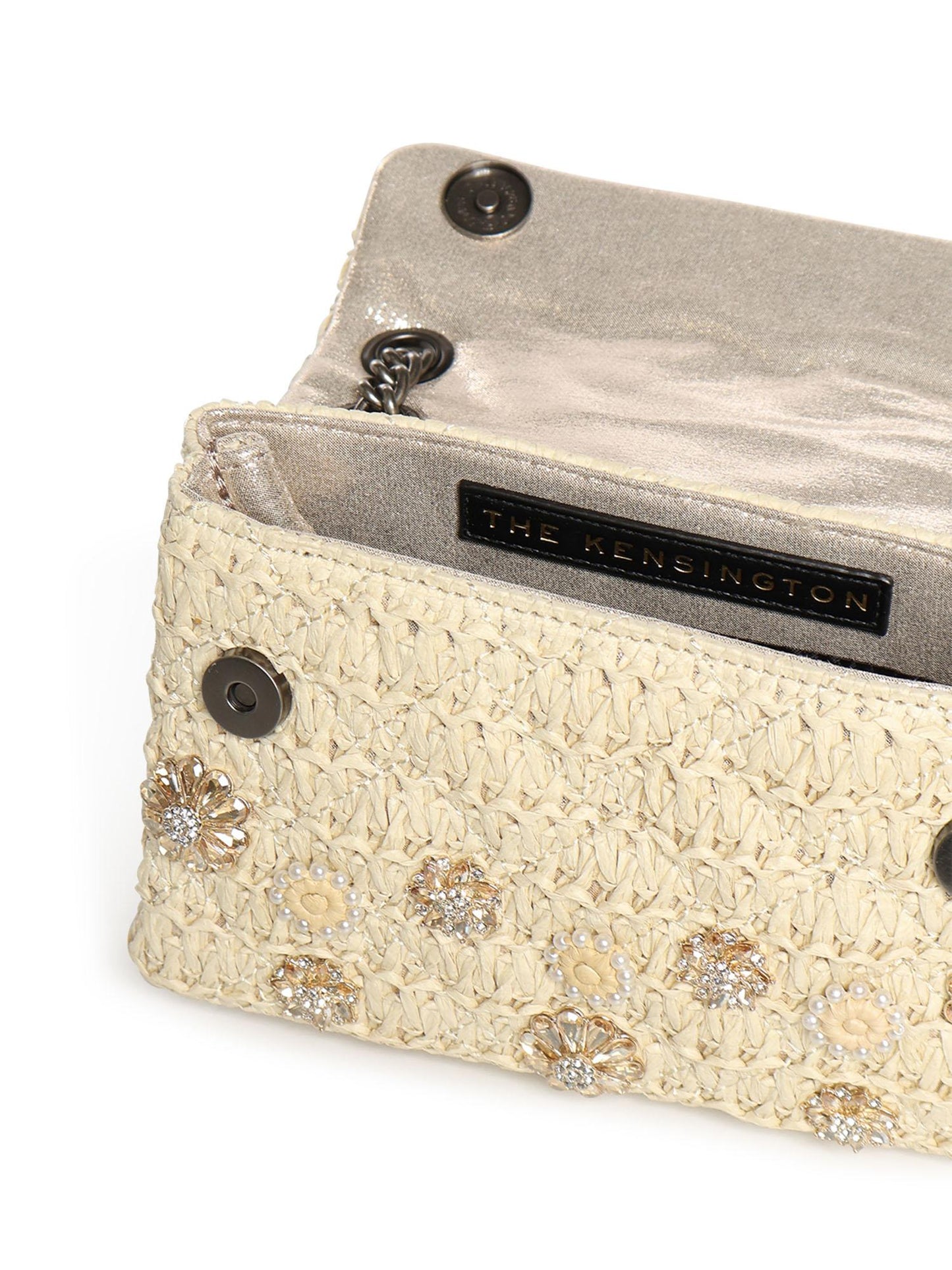 Mini bag Kensington in rafia