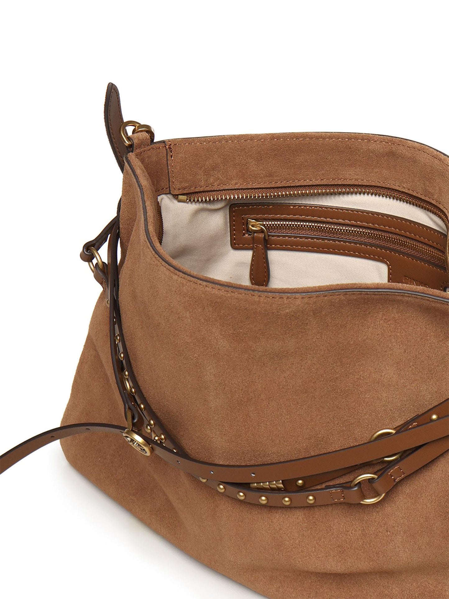 Borsa a spalla grande Belt Bag Big in suede