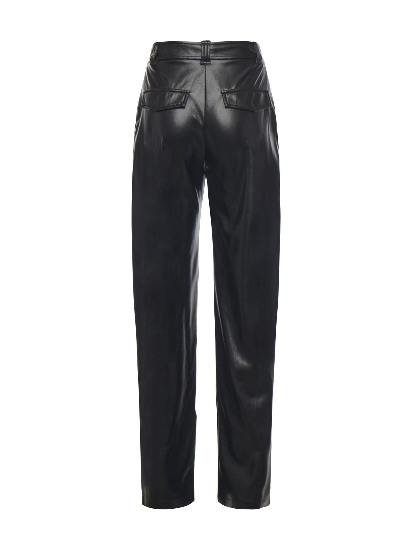 Pantaloni balloon effetto pelle soft touch