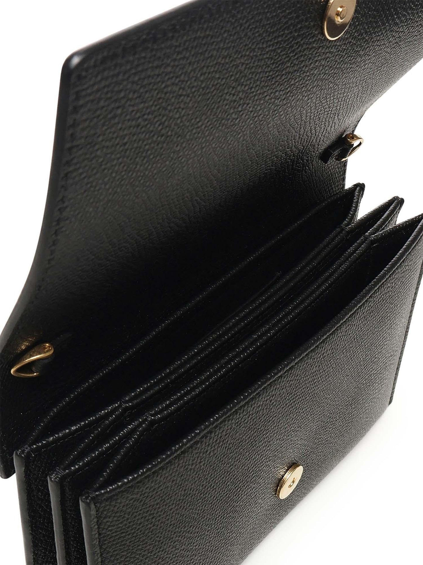 Portafoglio Vlogo in pelle con catena
