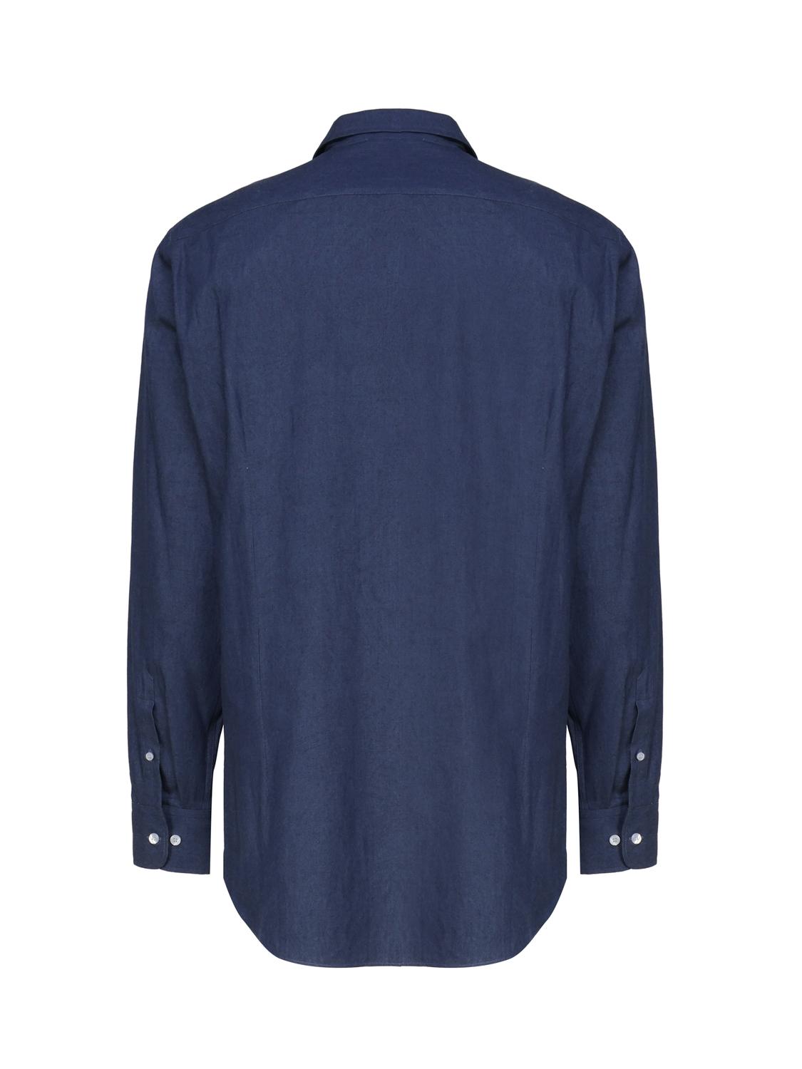 Camicia in denim con logo