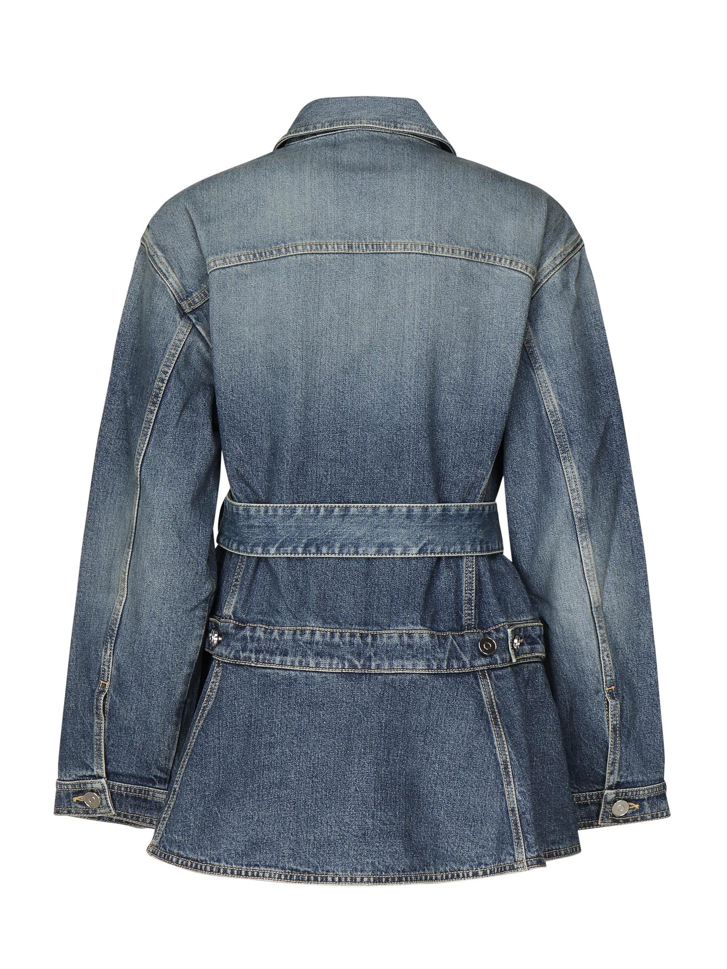 Giacca in denim con baschina