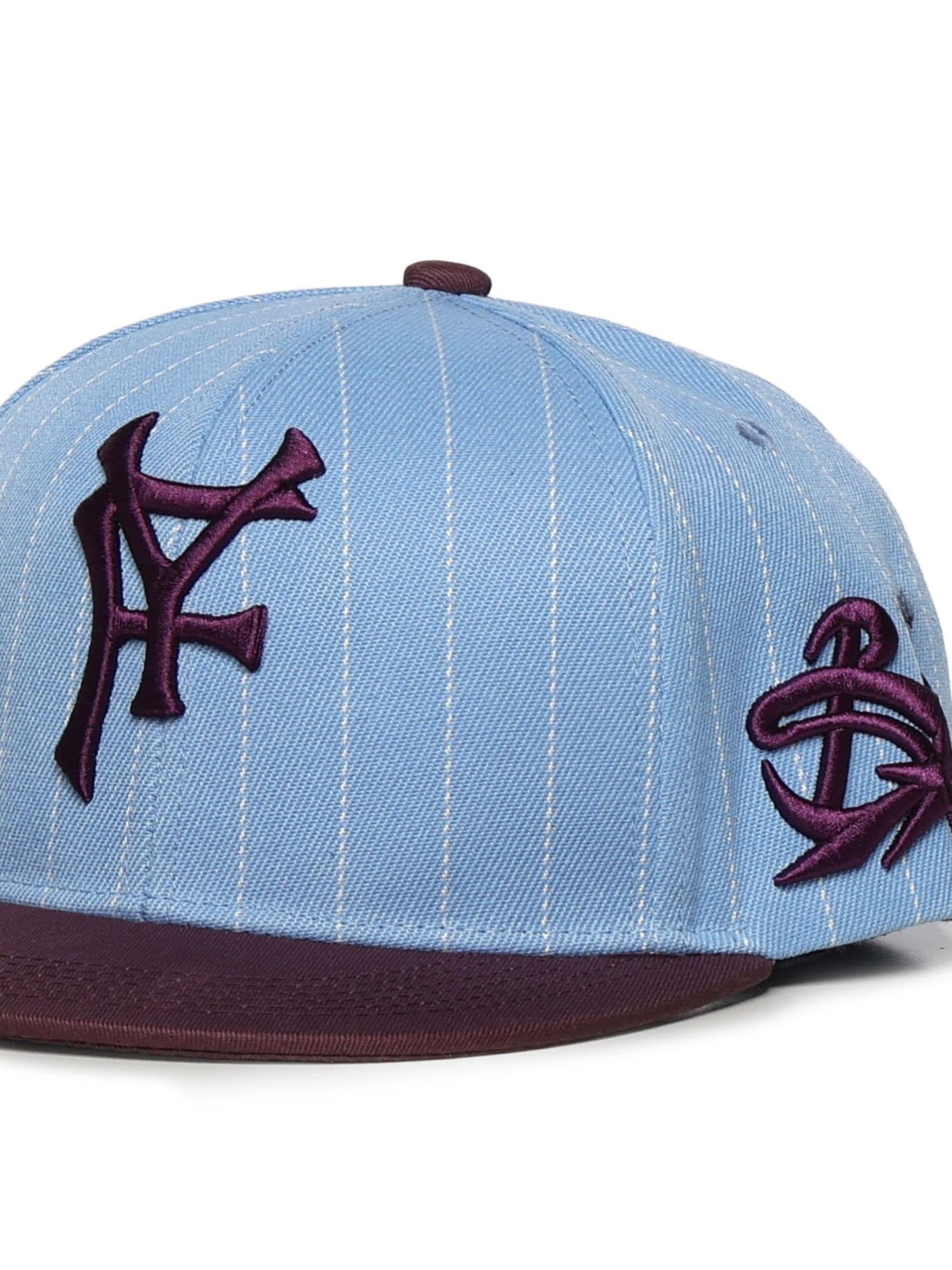 Cappello da baseball a righe