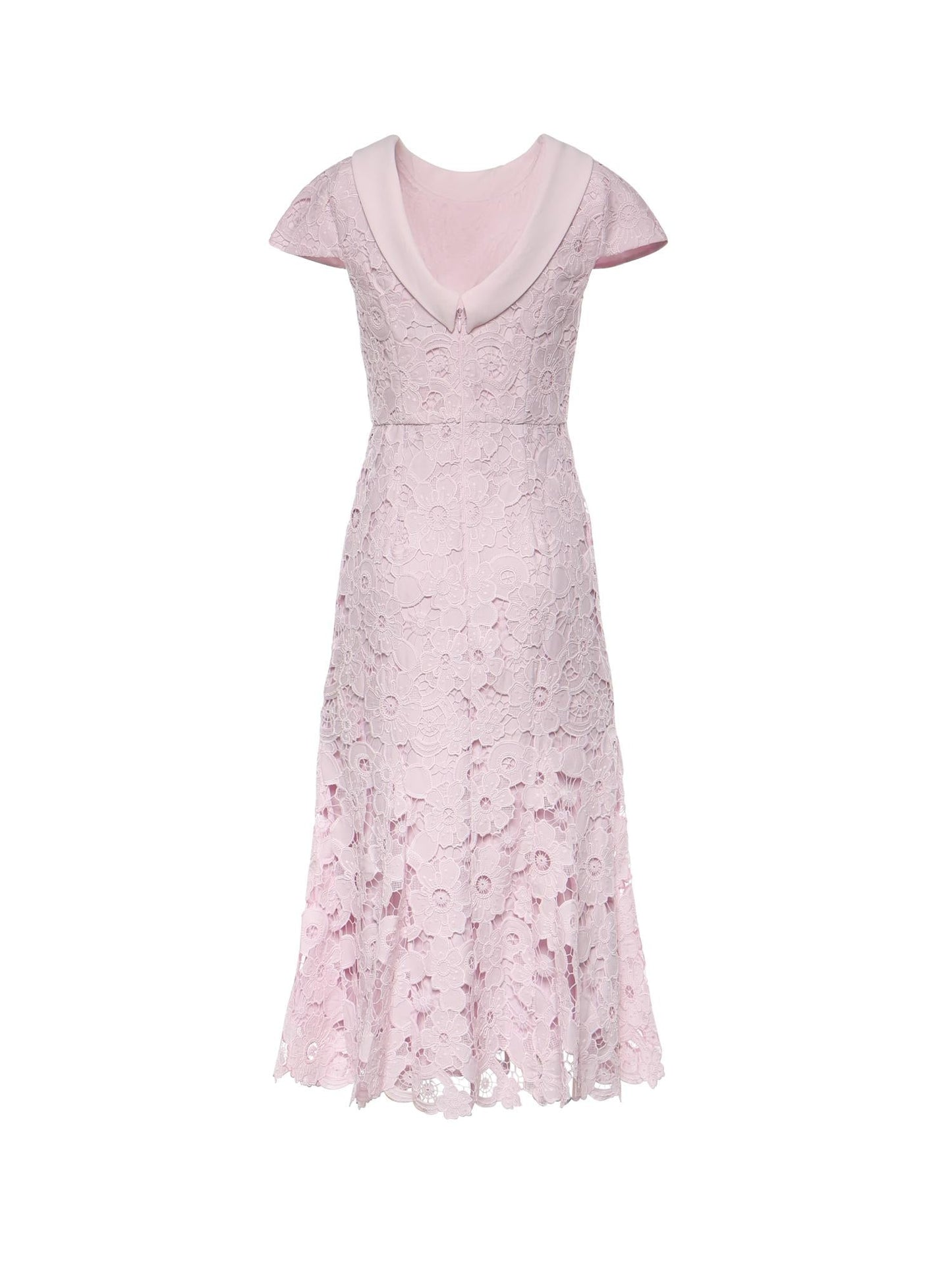 Abito midi in pizzo