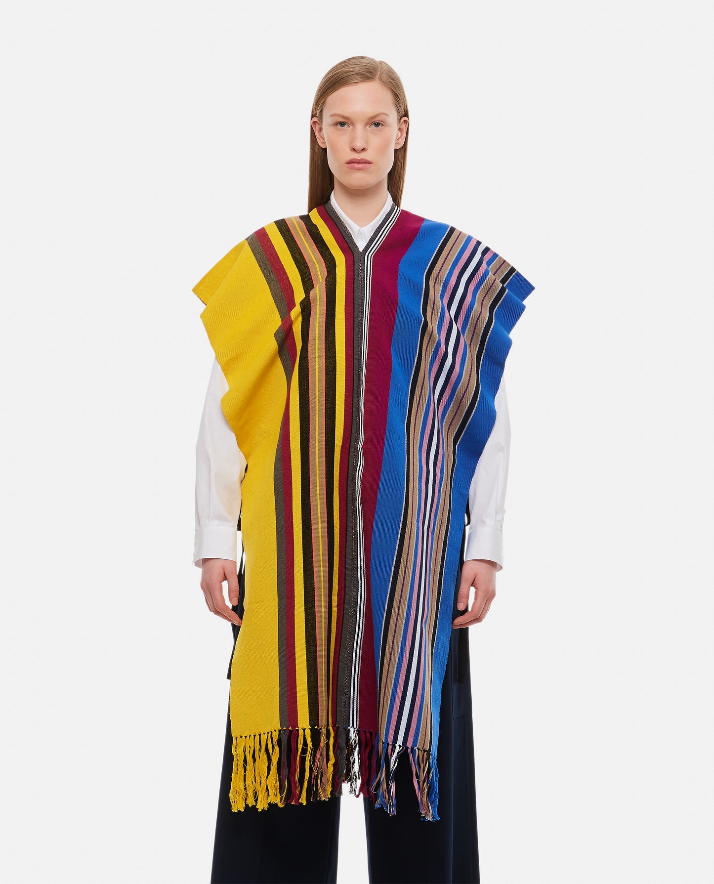 SOLIMAN COTTON PONCHO