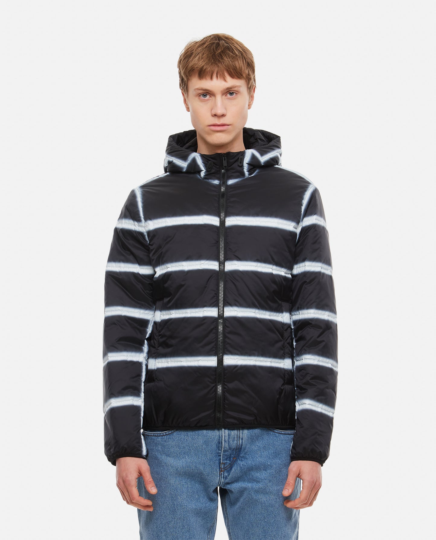 PRINTED GIVENCHY NYLON PUFFER