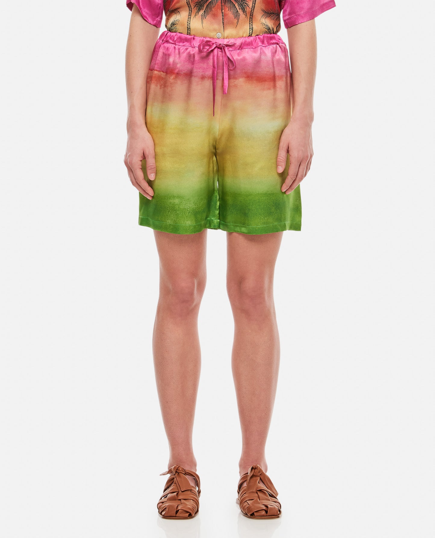 RAINBOW SILK SHORTS