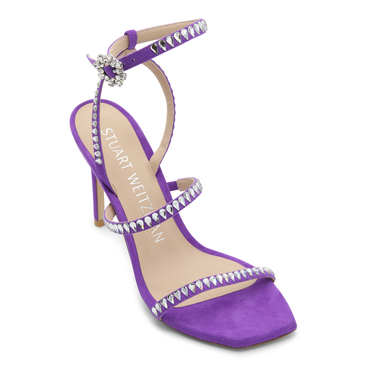 VIOLET SUEDE SANDALS