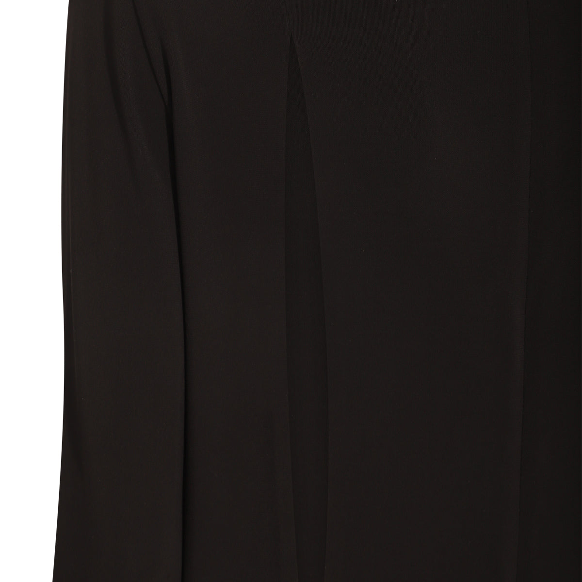 BLACK VISCOSE BLEND DRESS