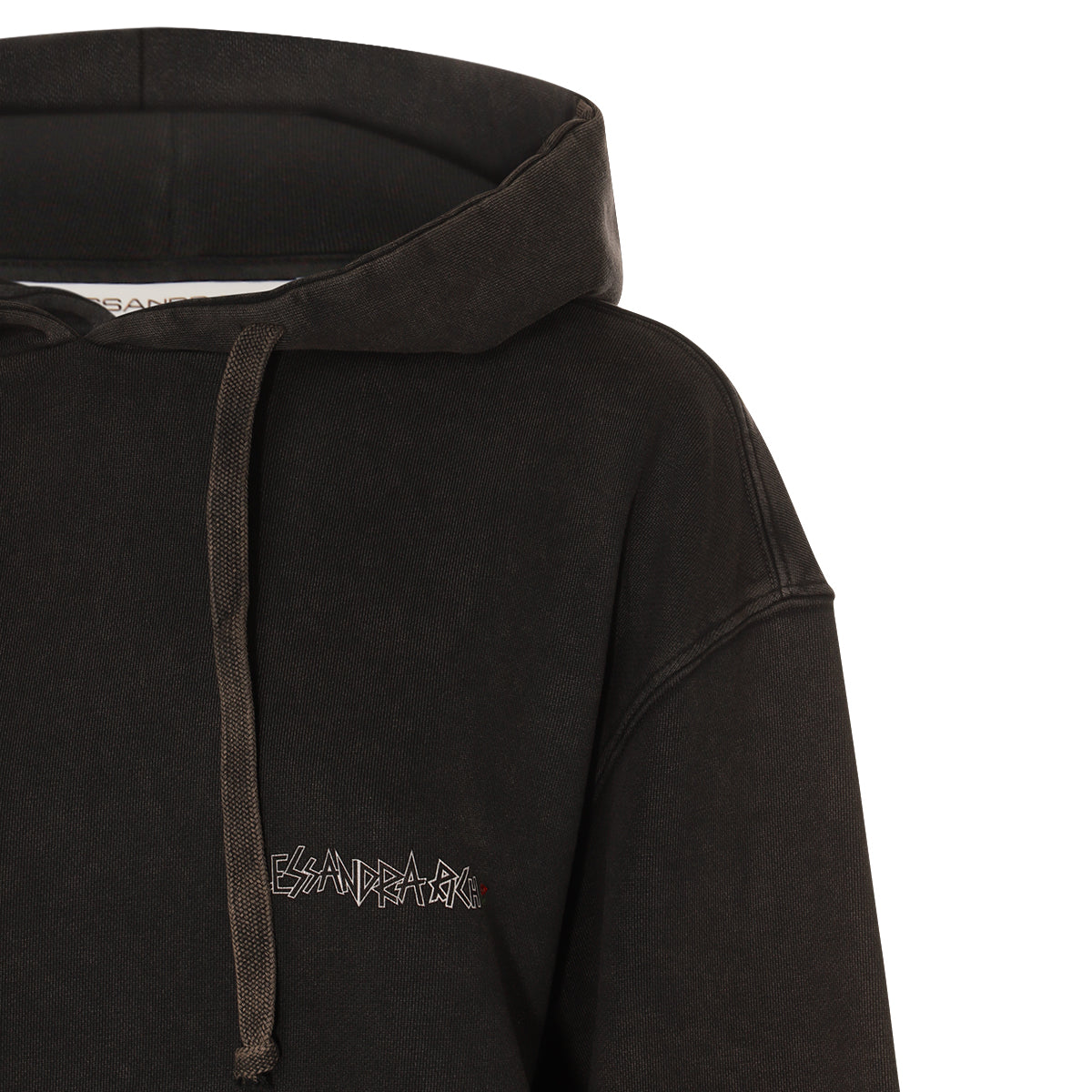 DARK GREY MULTICOLOUR COTTON SWEATSHIRT