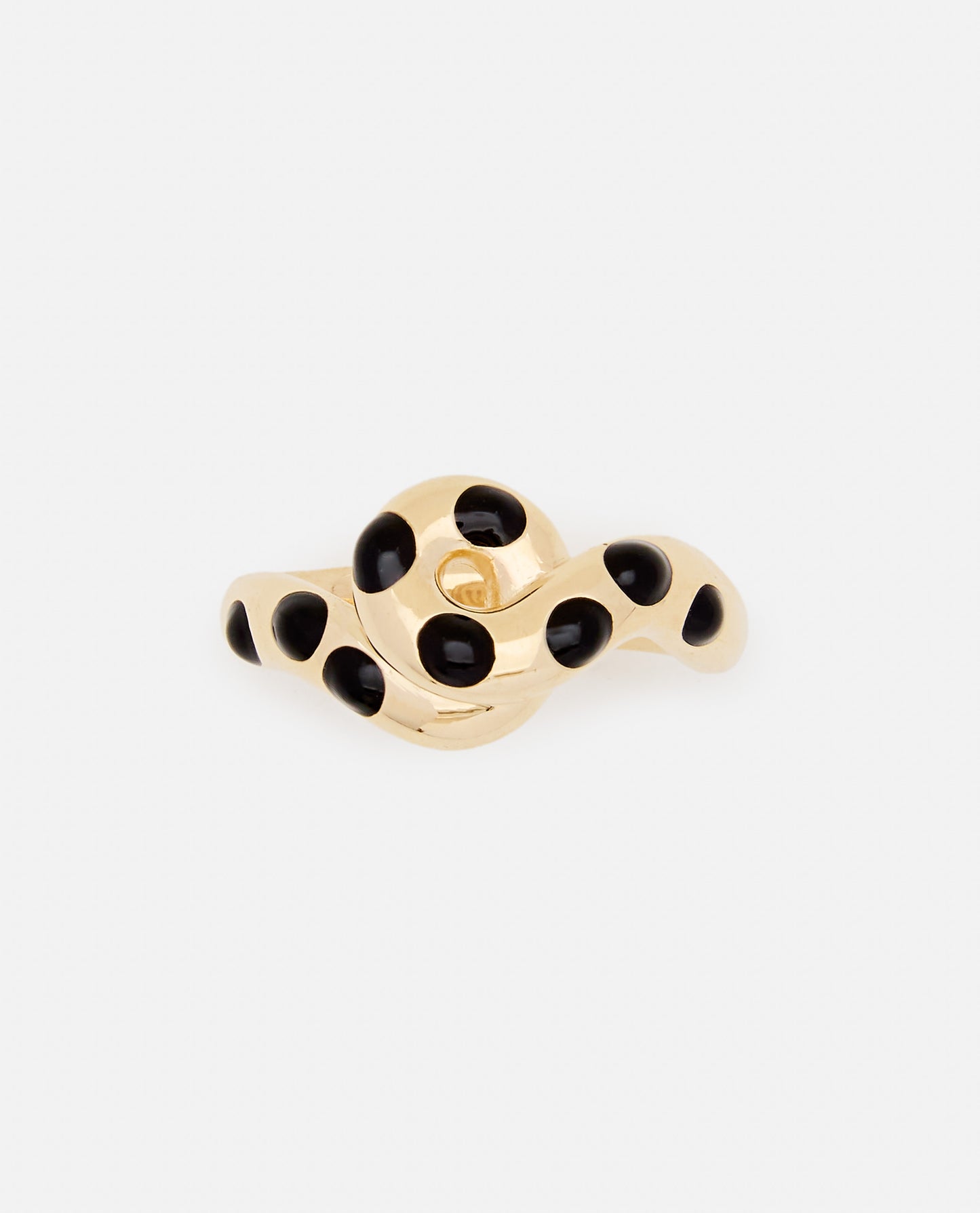 CHONKY WAVE POLKA DOTS RING