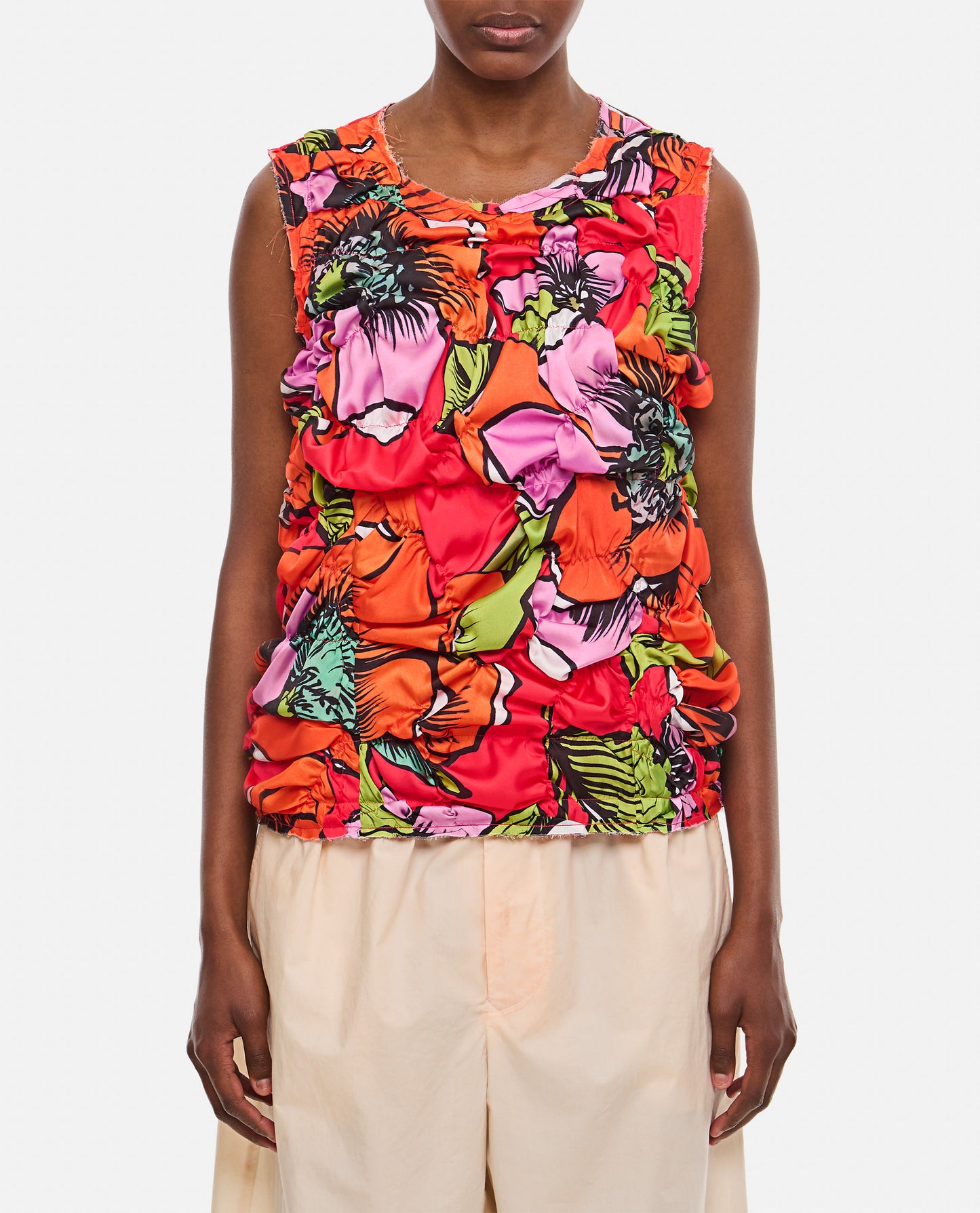 PLEATED PATTERN TOP
