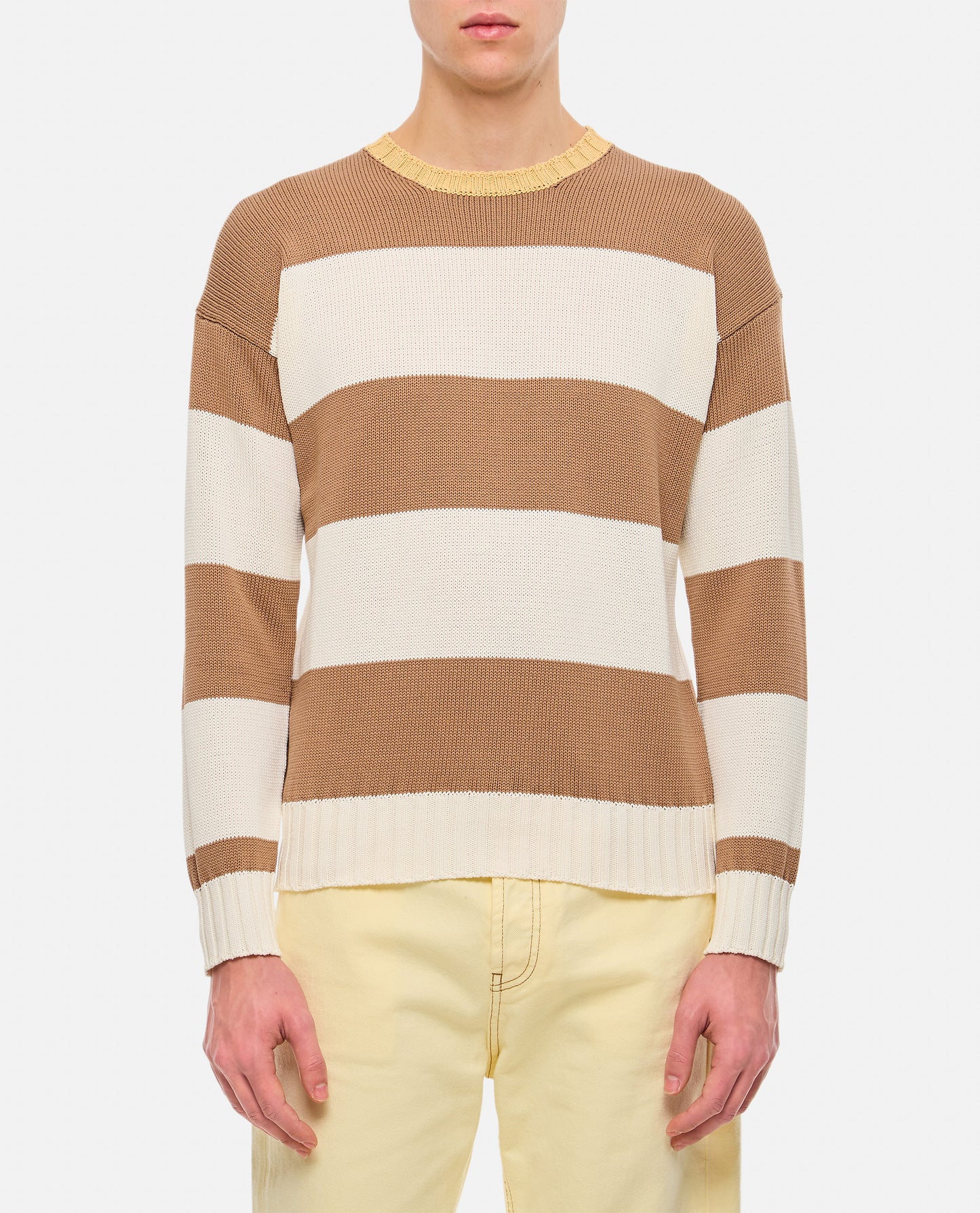 STRIPE CREWNECK SWEATER