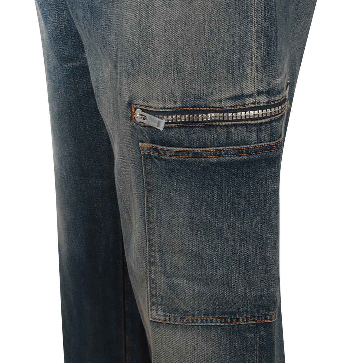 NAVY COTTON JEANS