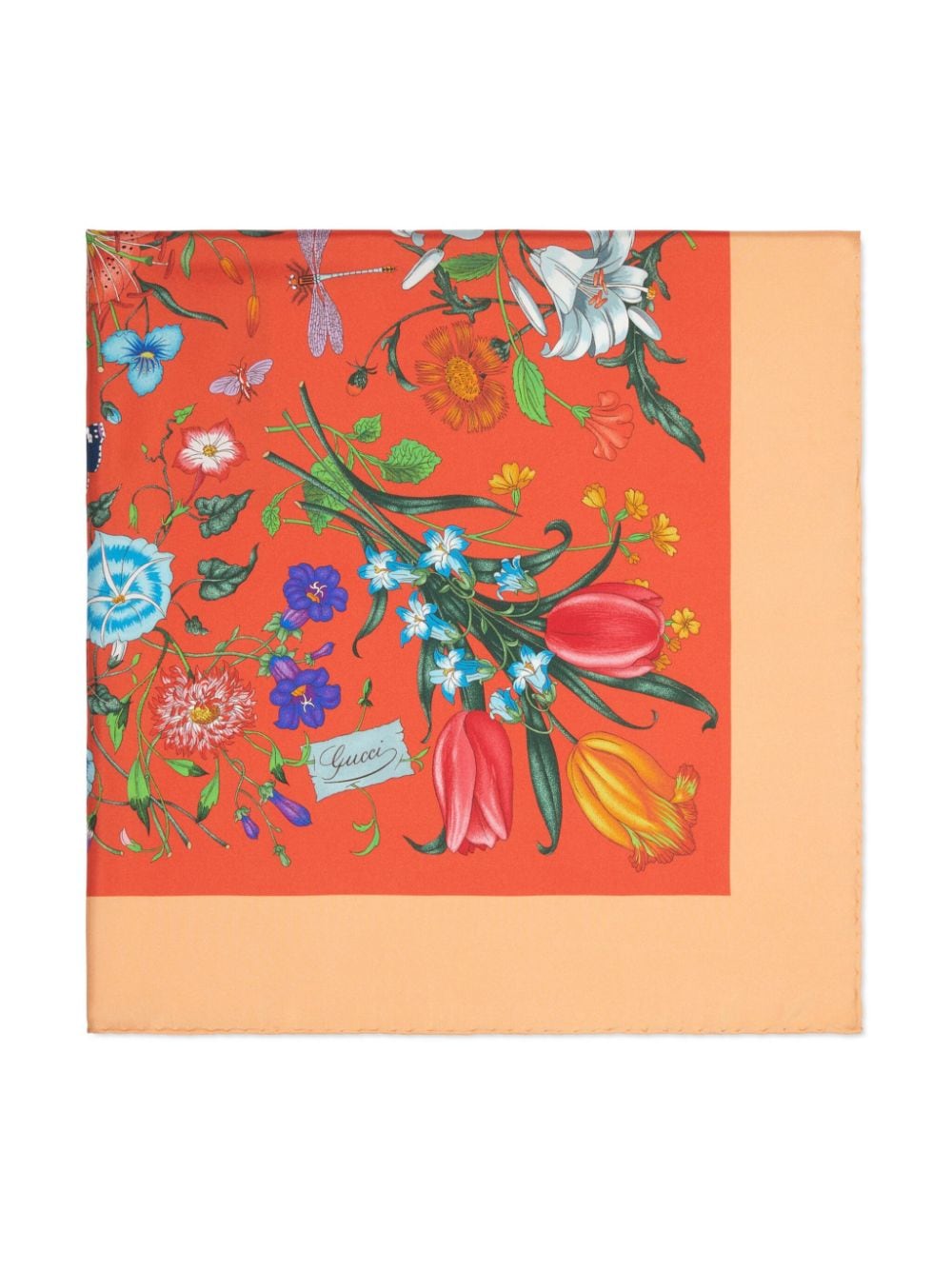 ORANGE/MULTICOLOUR SCARF