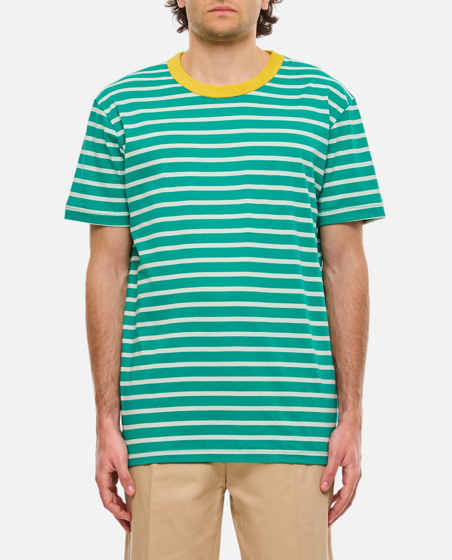 T-SHIRT A RIGHE IN COTONE