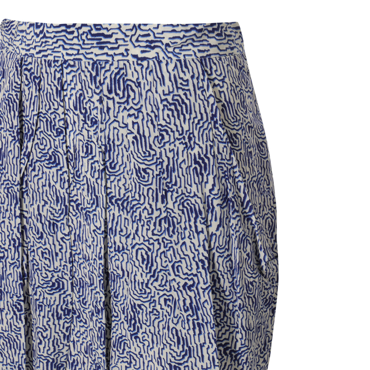 BLUE COTTON SKIRT