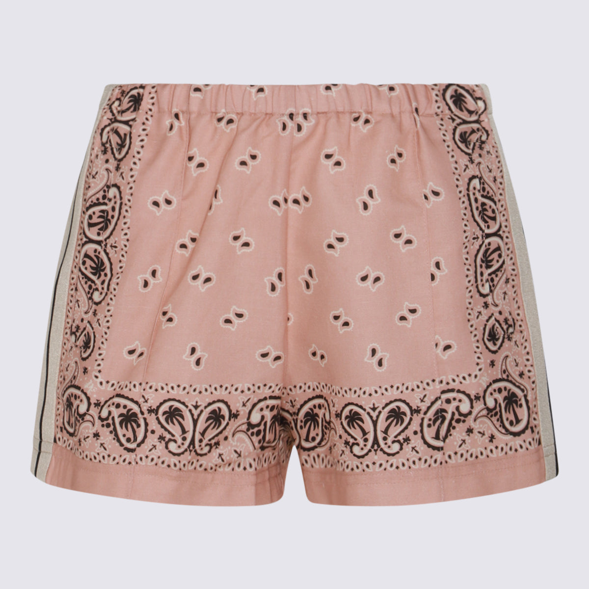 PINK LINEN SHORTS