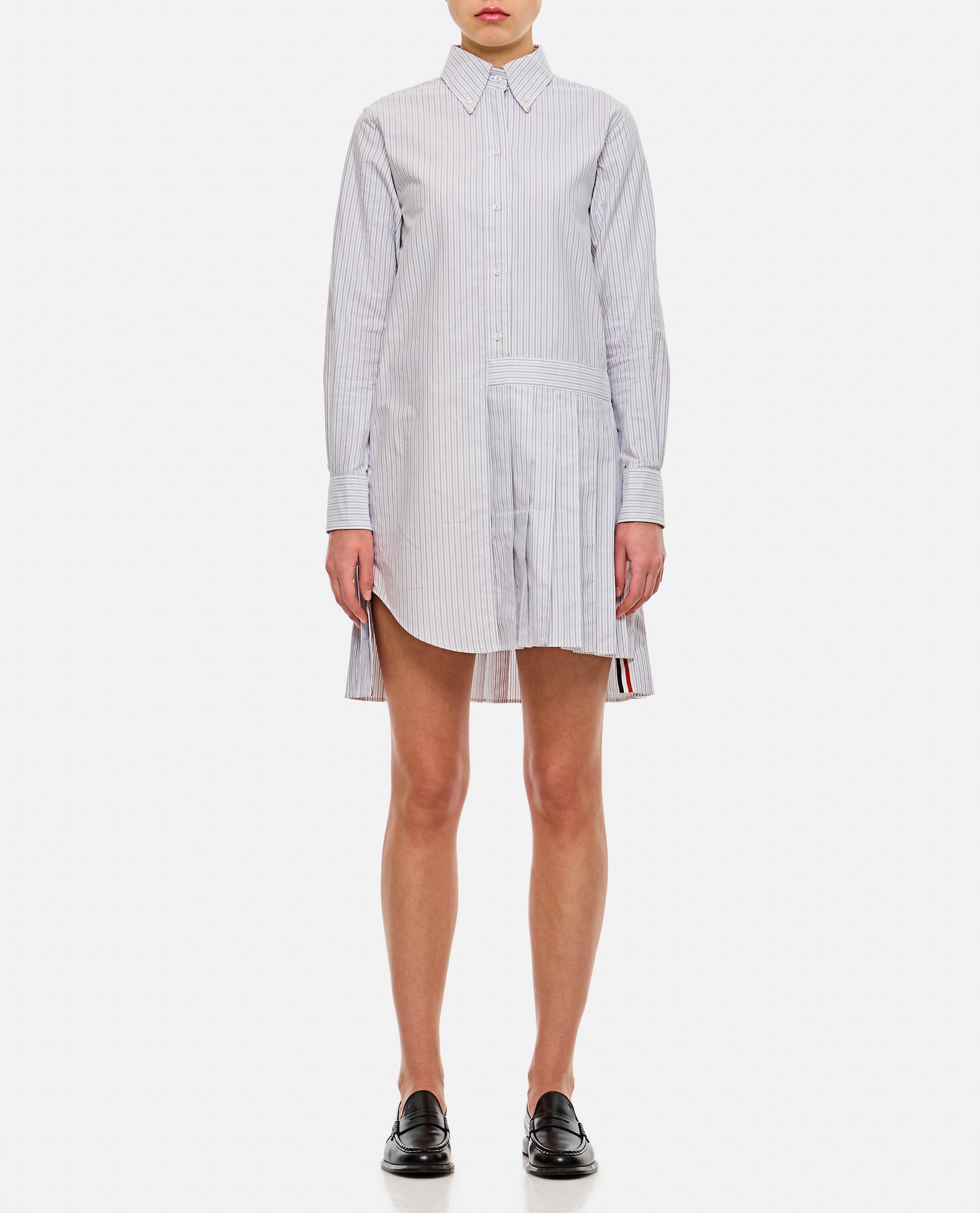 OXFORD STRIPE OVERSIZED SHIRTDRESS