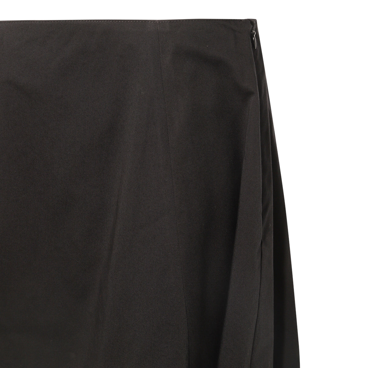 BLACK COTTON SKIRT
