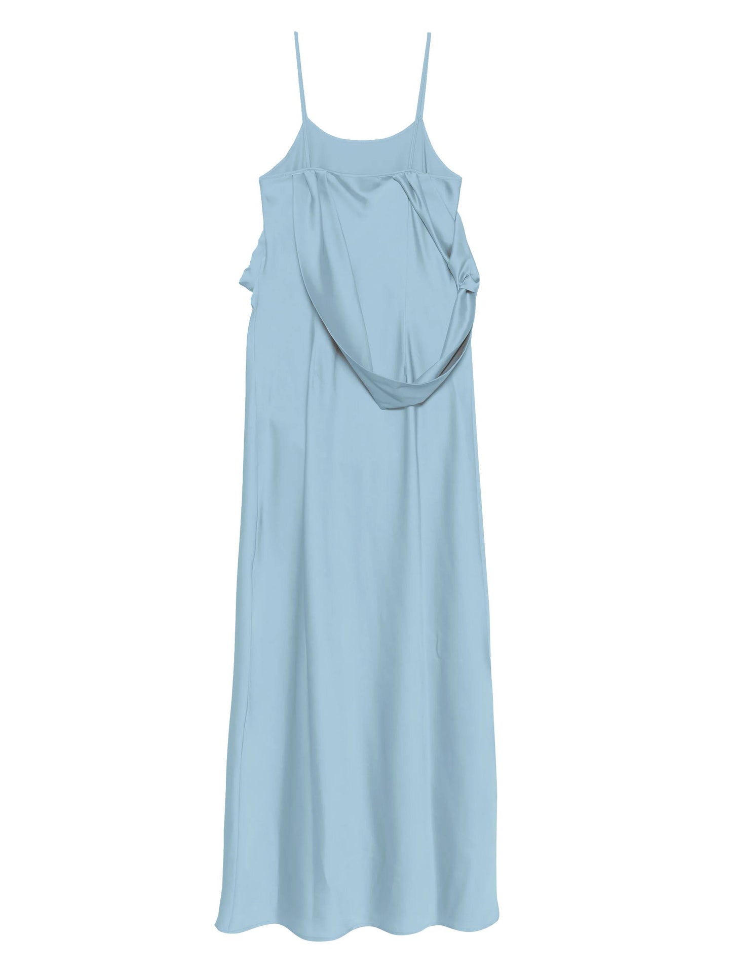 SATIN EVENING DRESS