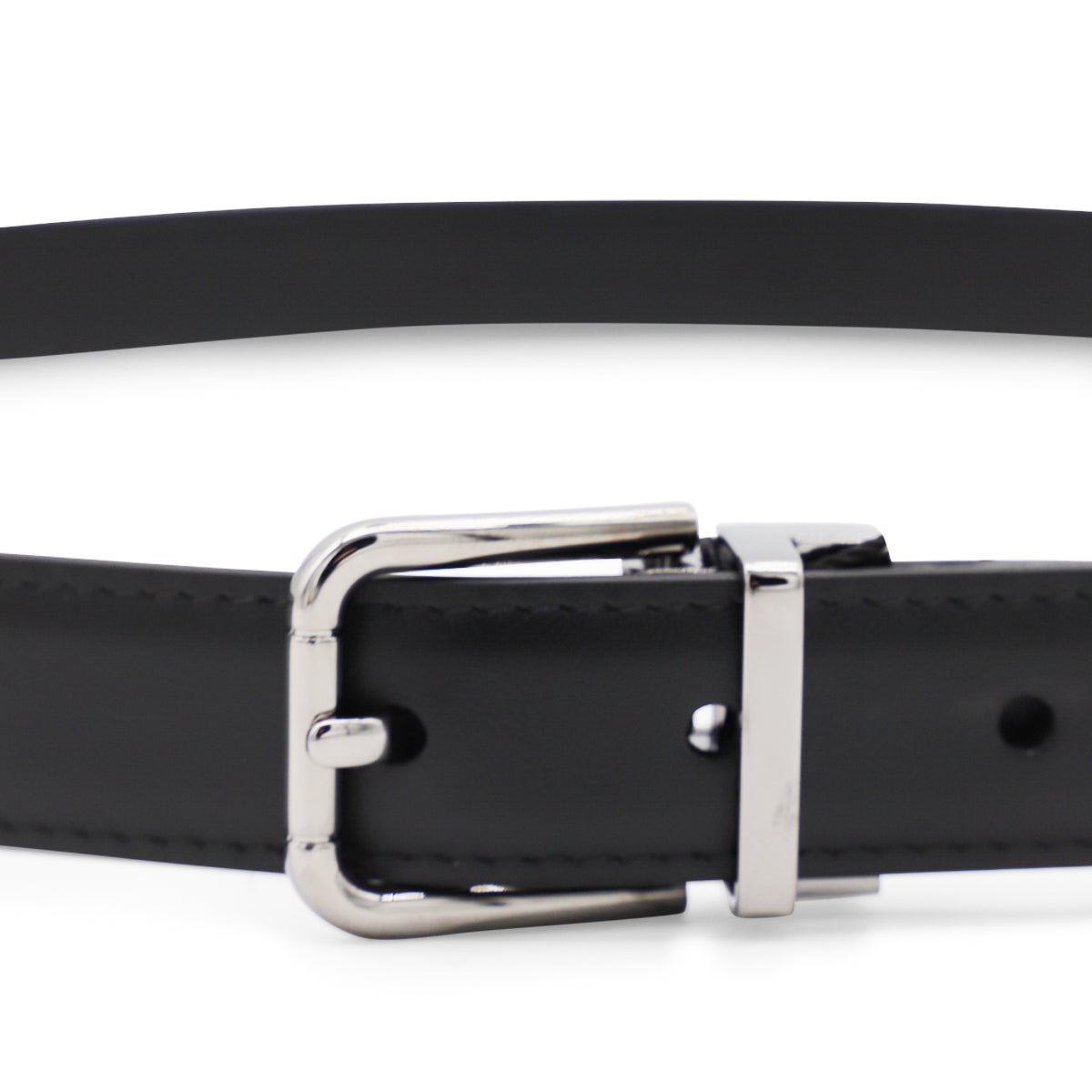 BLACK LEATHER BELT