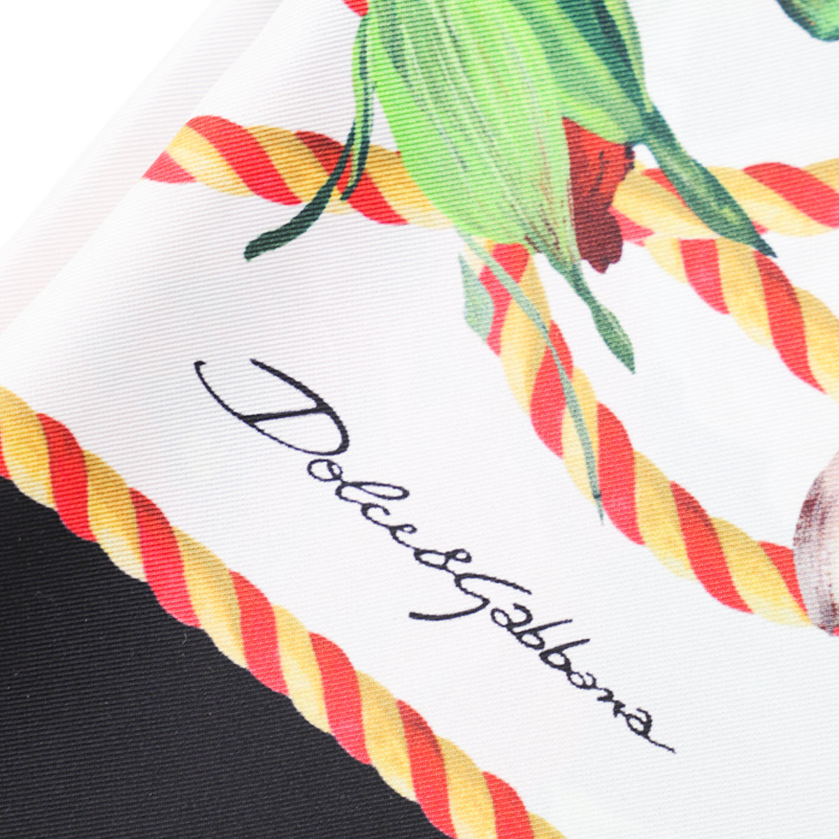 WHITE AND MULTICOLOT SILK SCARVES