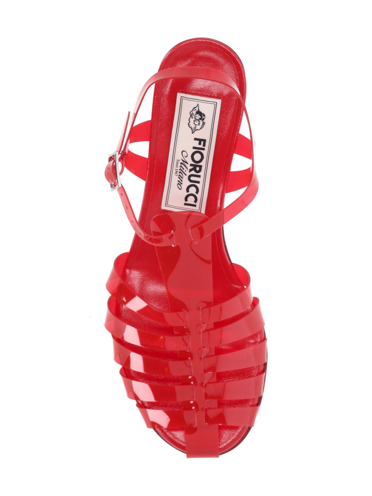 JELLY KITTEN HEELS RED