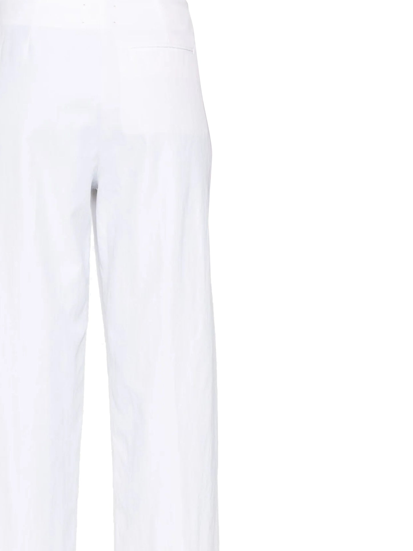 STRAIGHT–LEG TROUSERS