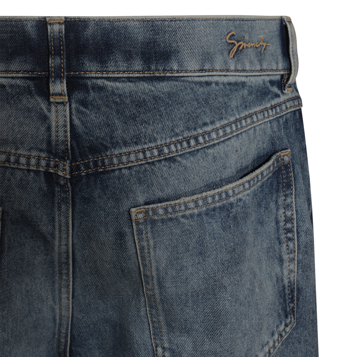 BLUE COTTON DENIM JEANS