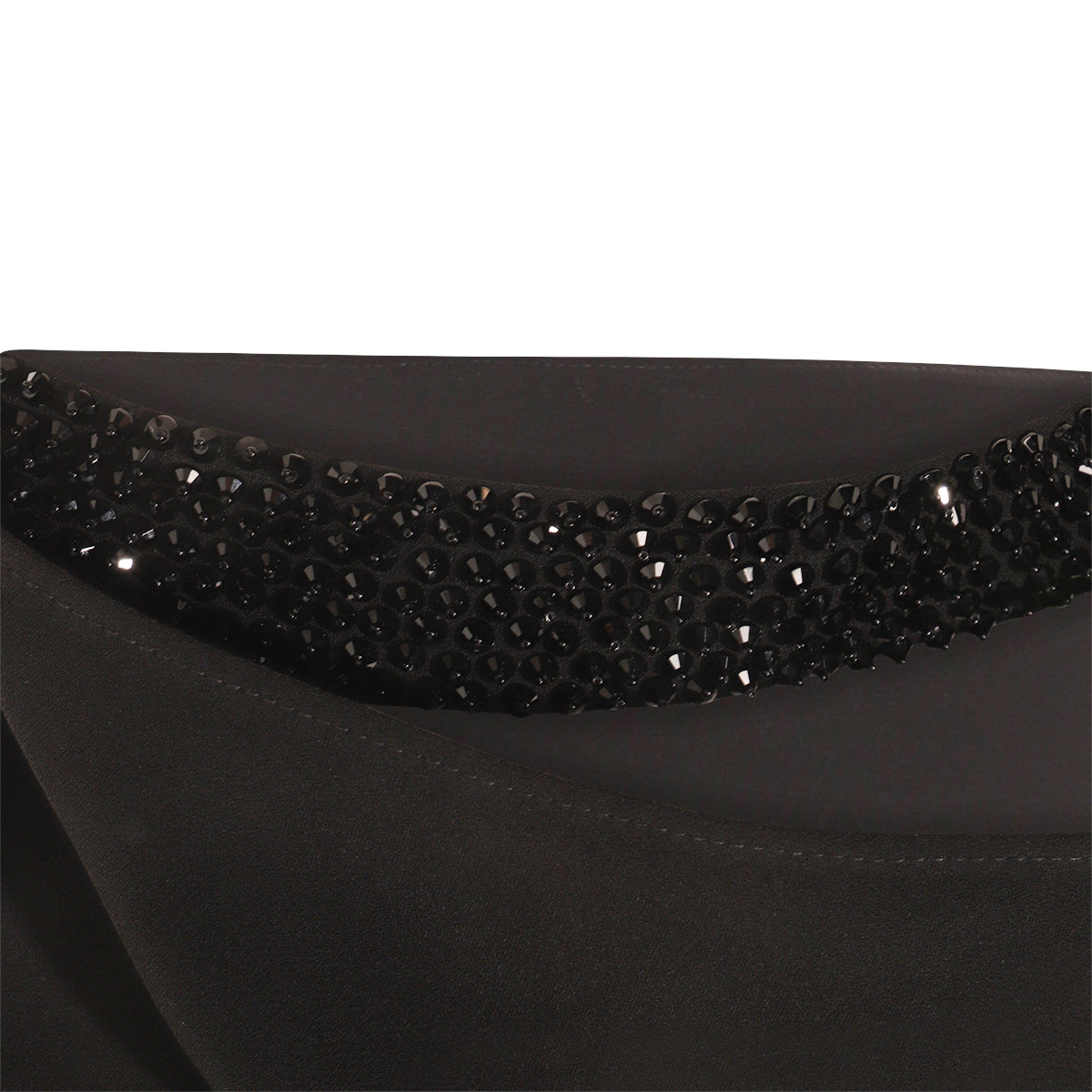 BLACK MIDI DRESS