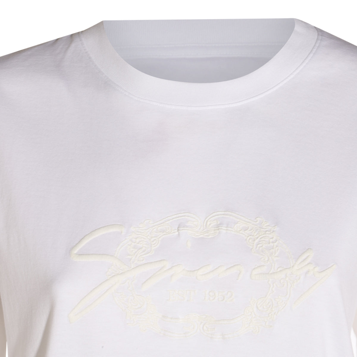 WHITE COTTON T-SHIRT